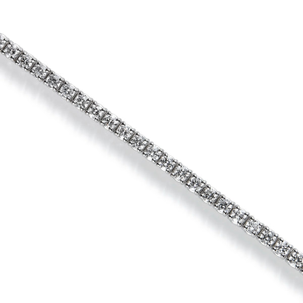 Pulsera Riviere oro blanco con diamantes talla brillante - Ref J5146PLB_Chocrón Joyeros