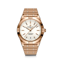 Reloj-señora-breitling-chronomat-36-oro-rojo-esfera-blanca-automatic - Ref R10380101A1R1 Chocron Joyeros 