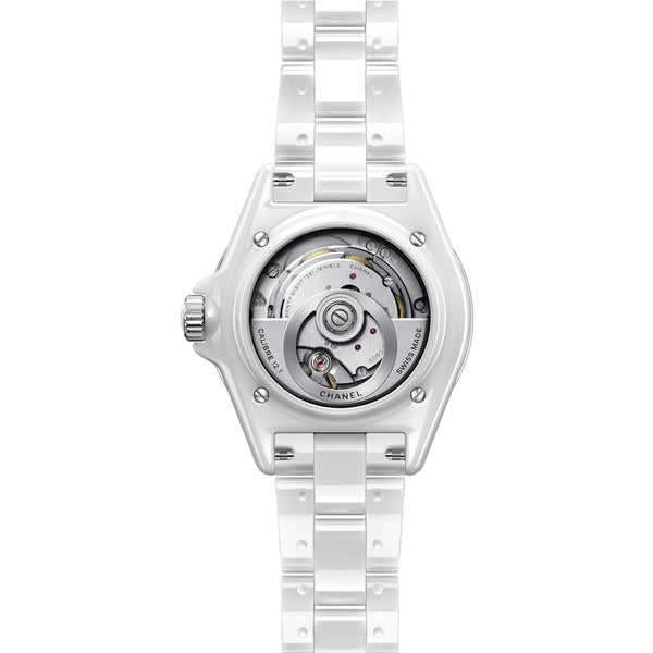 CHANEL J12 Cerámica blanca y acero 38mm