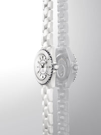 CHANEL J12 Cerámica blanca y acero 38mm