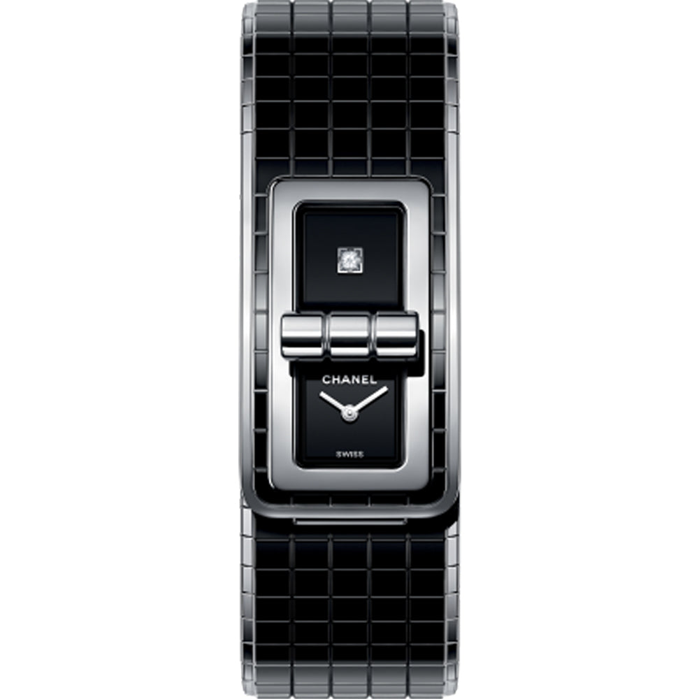 reloj-chanel-code-coco-acero-ceramica-negra - Ref H5147