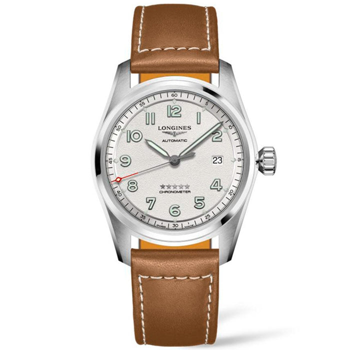 reloj-longines-spirit-acero-40mm-esfera-blanca-auto - Ref. L38104732