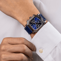 reloj Gerald Charles Maestro 3 titanio crono azul_GC30-TN-01_modelo_Chocron joyeros