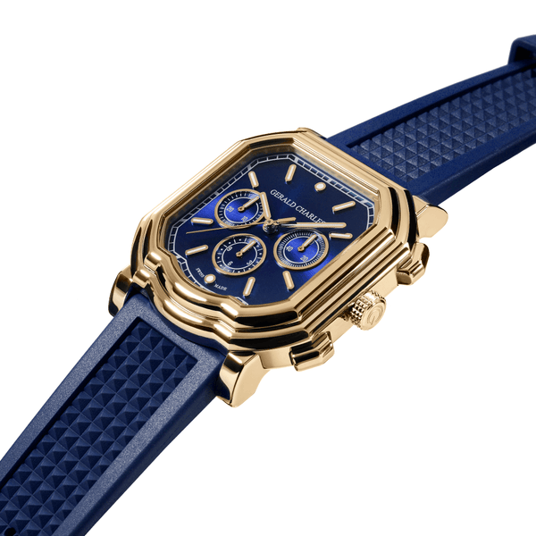 reloj Gerald charles Maestro crono oro y azul_2_GC3.0-RG-01_Chocrón Joyeros