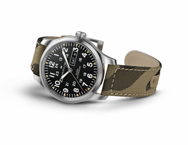 Hamilton Khaki Field Day-Date Auto Camuflaje