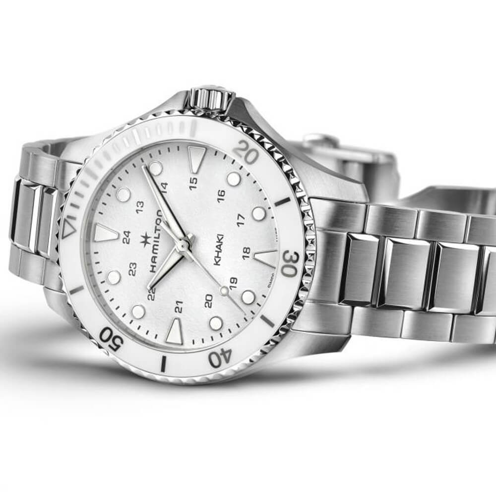 reloj mujer Hamilton Khaki Navy Scuba blanco_H82221110