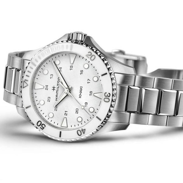 reloj mujer Hamilton Khaki Navy Scuba blanco_H82221110