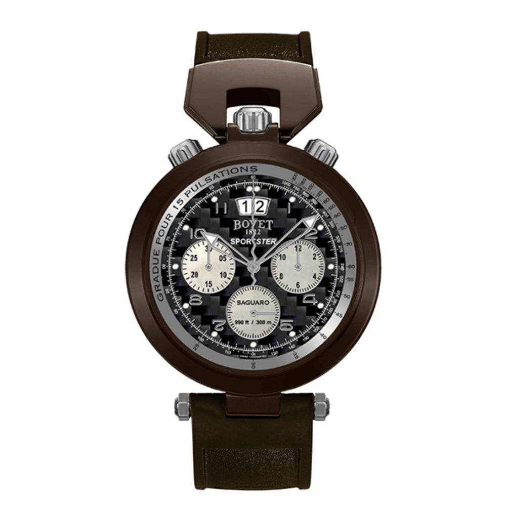 reloj hombre Bovet Saguaro crono color marrón- Chocrón Joyeros-SP0468