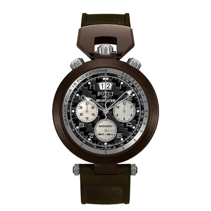 reloj hombre Bovet Saguaro crono color marrón- Chocrón Joyeros-SP0468