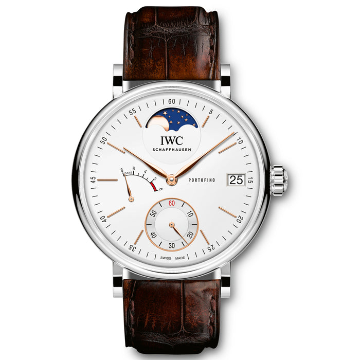 reloj hombre IWC Portofino reserva manual y fase lunar-Chocrón joyeros-IW516401