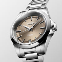 Reloj_Longines_Conquest_marron_2023_34mm_vista_lateral_L34304626_Chocron