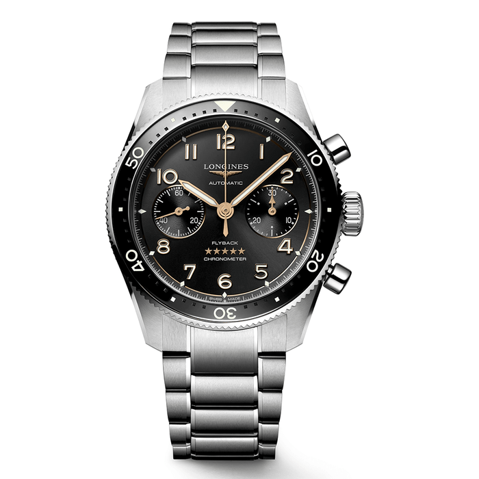reloj Longines Spirit Flyback negro_L38214536_SOL_Chocron joyeros
