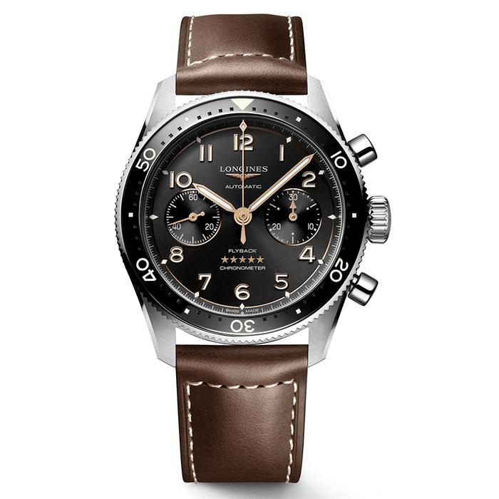 reloj Longines Spirit Flyback azul correa híbrida_L38214932_SOL_Chocron joyeros
