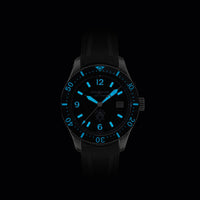 Montblanc 1858 Iced Sea Automatic Date Esfera negra_caucho_129372_Chocron joyeros