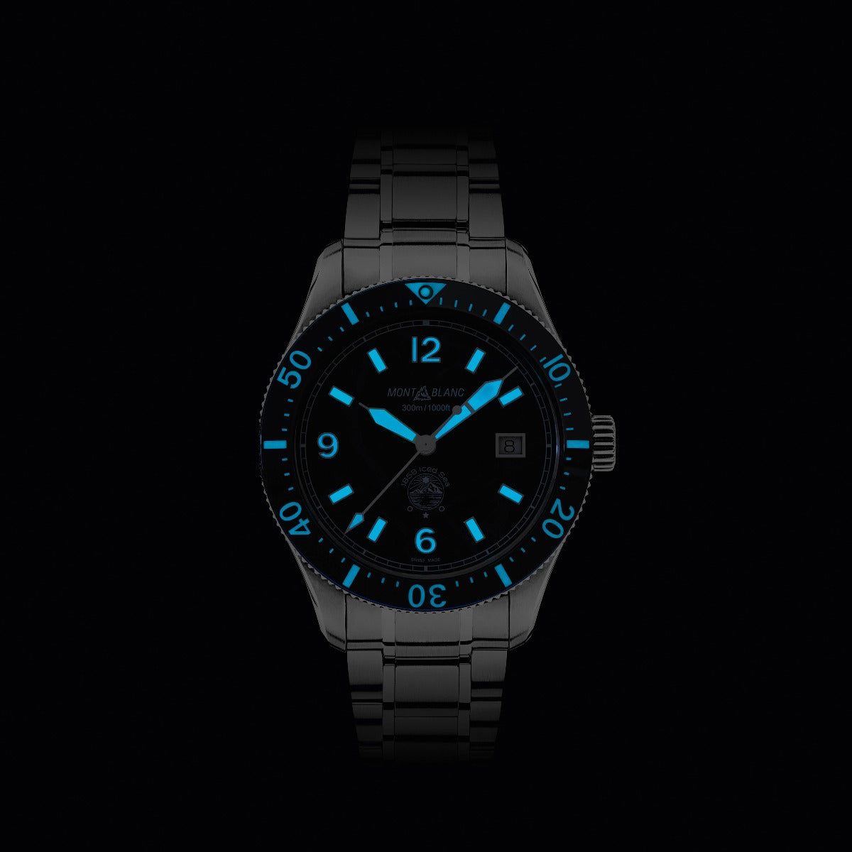 Montblanc 1858 Iced Sea Automatic Date Esfera negra_129371_Chocron joyeros