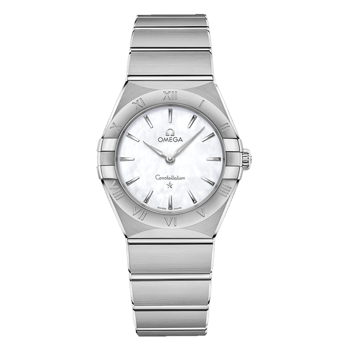 OMEGA Constellation Acero 28mm Cuarzo MAdre Perla_13120286002002_Chocron joyeros
