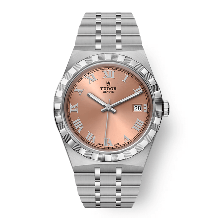Reloj Royal 38mm esfera salmon acero_28500-0007_Chocron