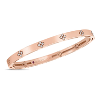 Roberto Coin pulsera oro rosa love in verona con diamantes