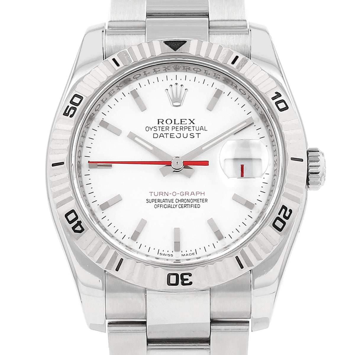 Rolex Datejust esfera blanca 36mm