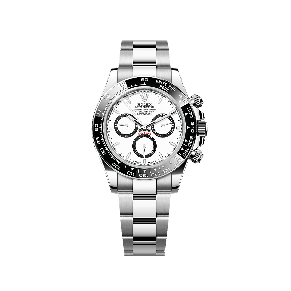 Rolex Cosmograph Daytona esfera blanca 40mm