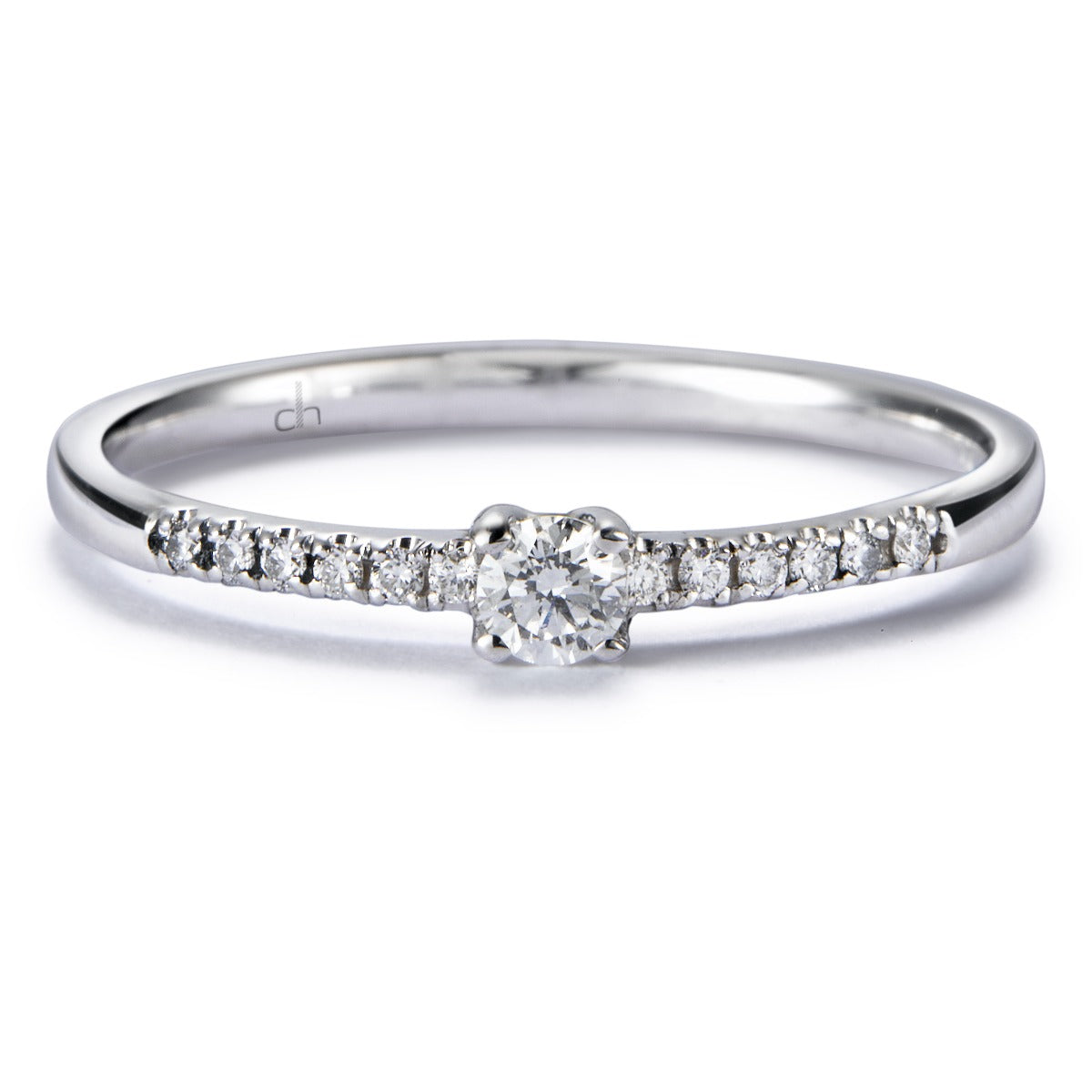 Solitario-Isabella-oro-blanco-diamantes - Ref J5114SB_Chocrón Joyeros