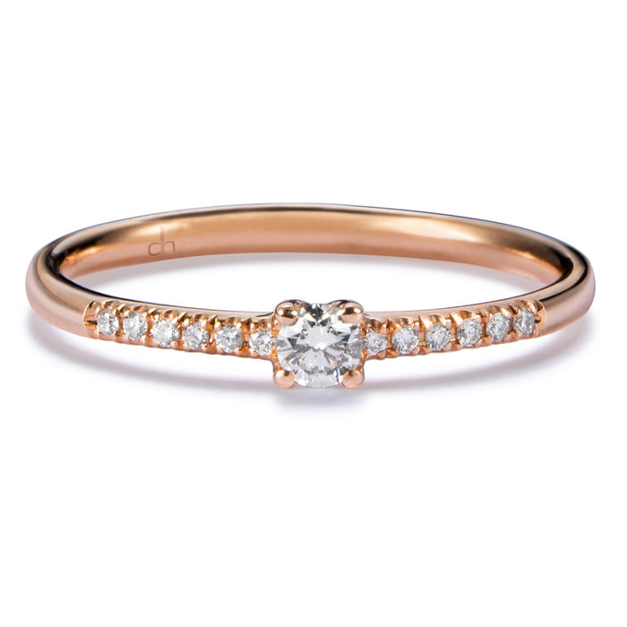 Solitario-Isabella-oro-rosa-diamantes - Ref J5115SB_Chocrón Joyeros