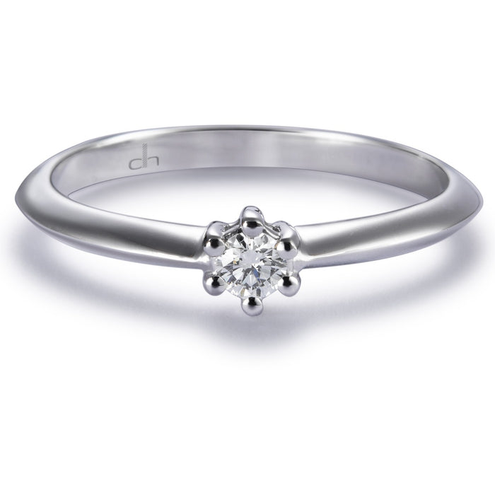 Solitario-oro-blanco-diamante-talla-brillante - Ref J5170SB_Chocrón Joyeros