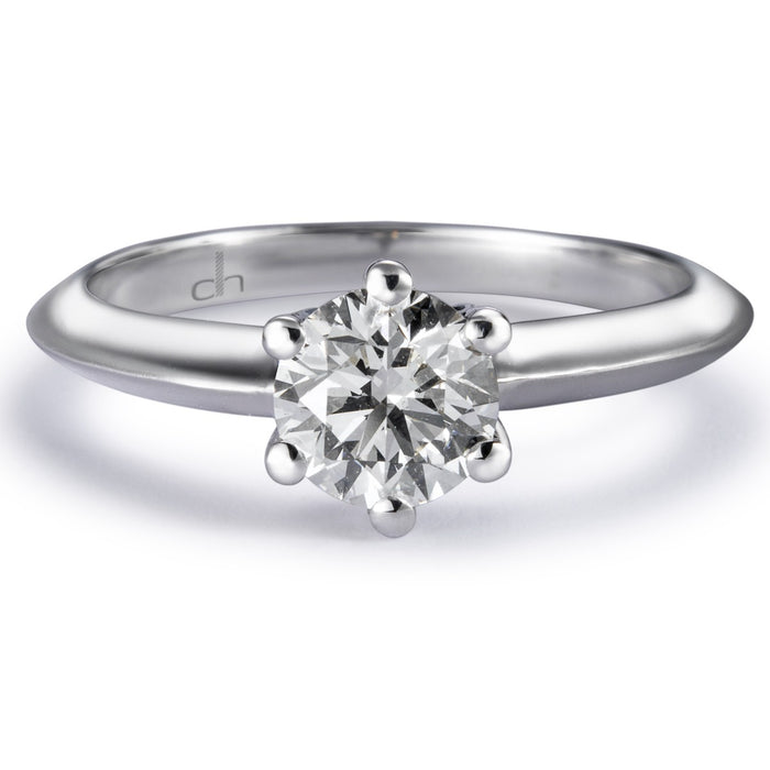 Solitario-oro-blanco-diamante-talla-brillante - Ref J5175SB_Chocrón Joyeros