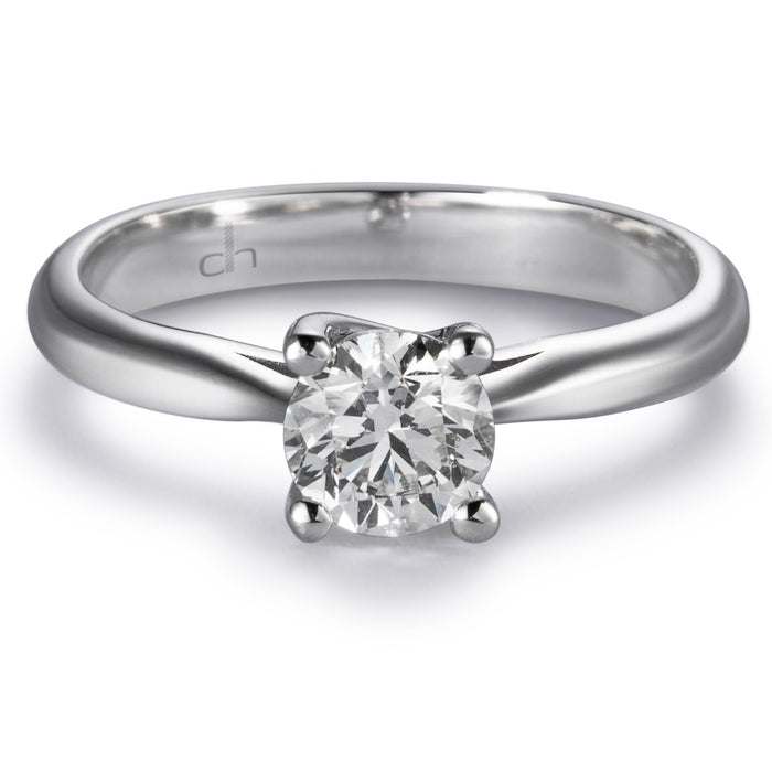 Solitario-oro-blanco-diamante-talla-brillante - Ref J5182SB_Chocrón Joyeros