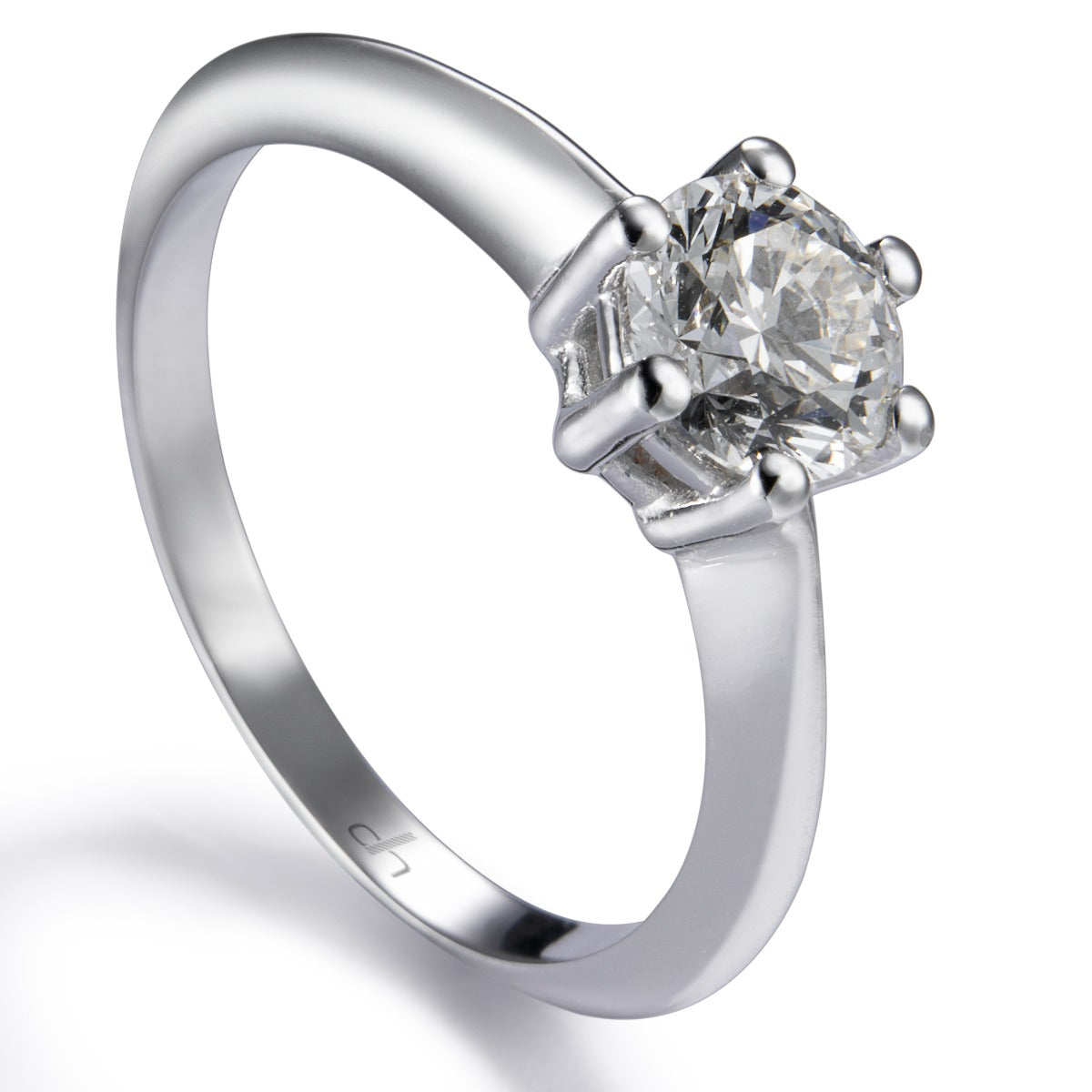 Anillo-Solitario-daniela-oro-blanco-6-garras-diamantes- vista_lateral_Ref J5590SB_Chocron_joyeros
