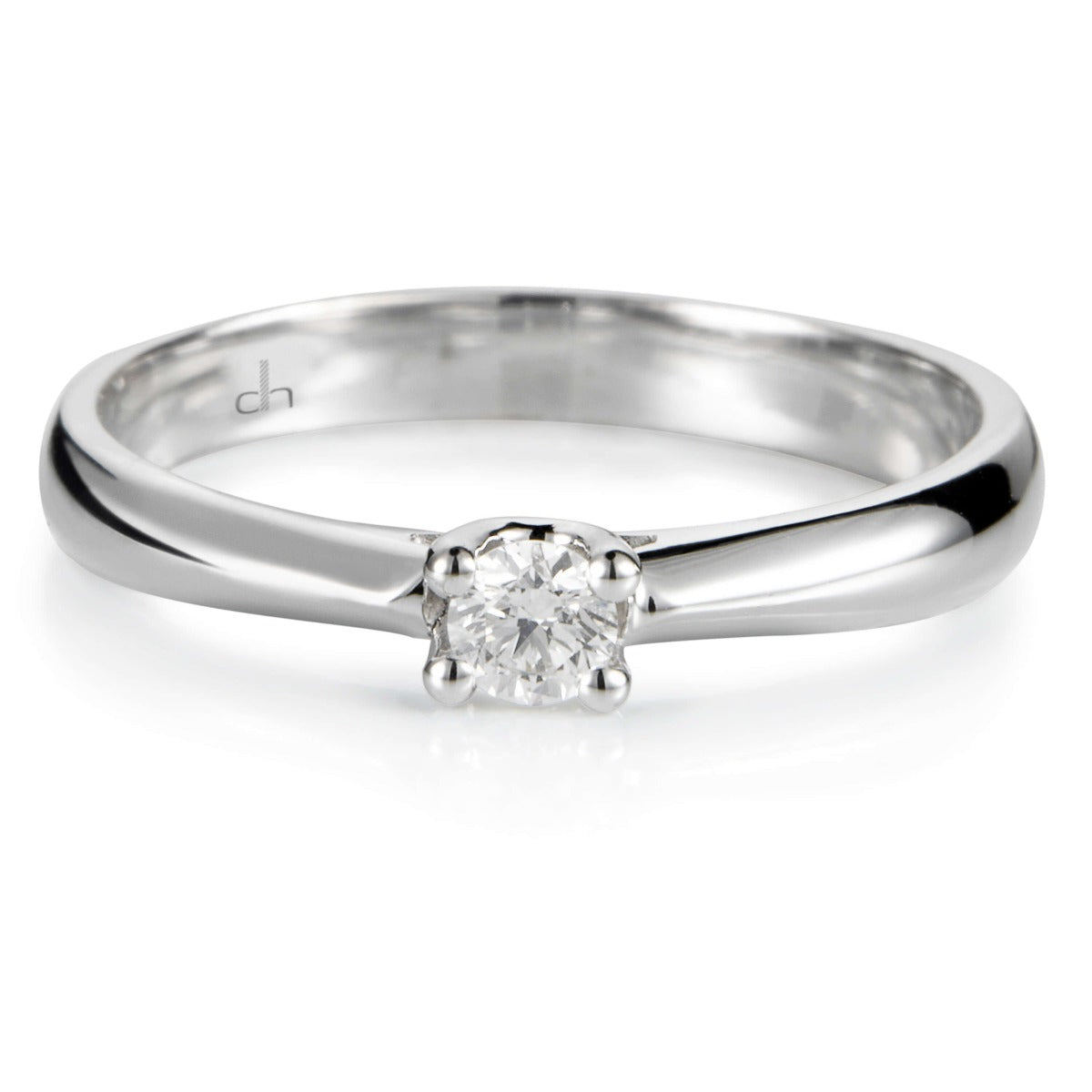 solitario-hannah-oro-blanco-diamante-talla-brillante - Ref j5380sb Chocrón Joyeros