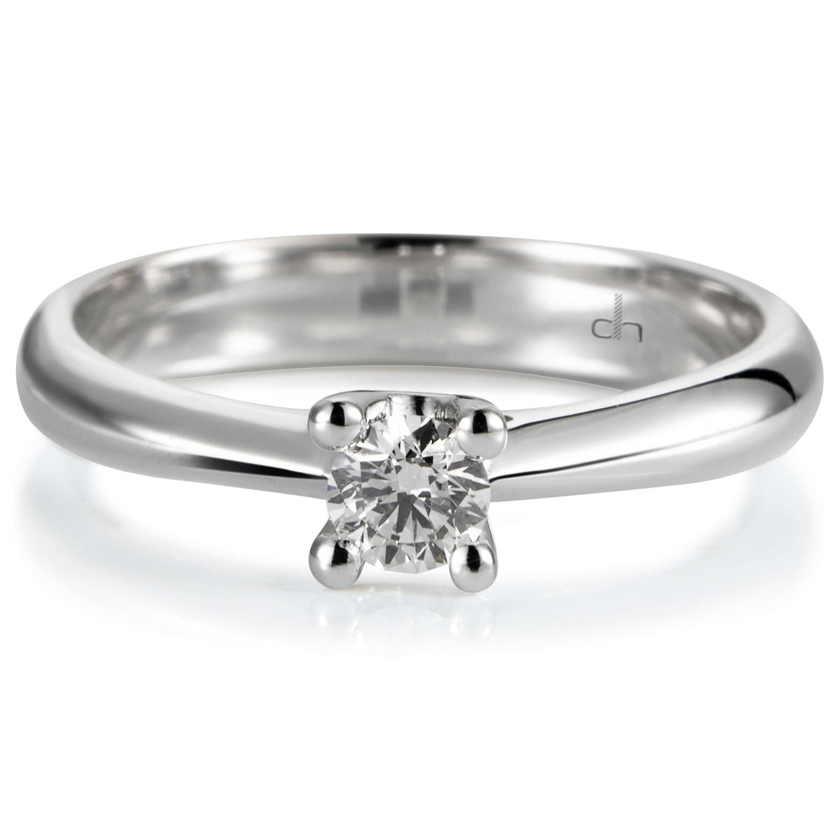 solitario-hannah-oro-blanco-diamante-talla-brillante - Ref j5383sb Chocrón Joyeros