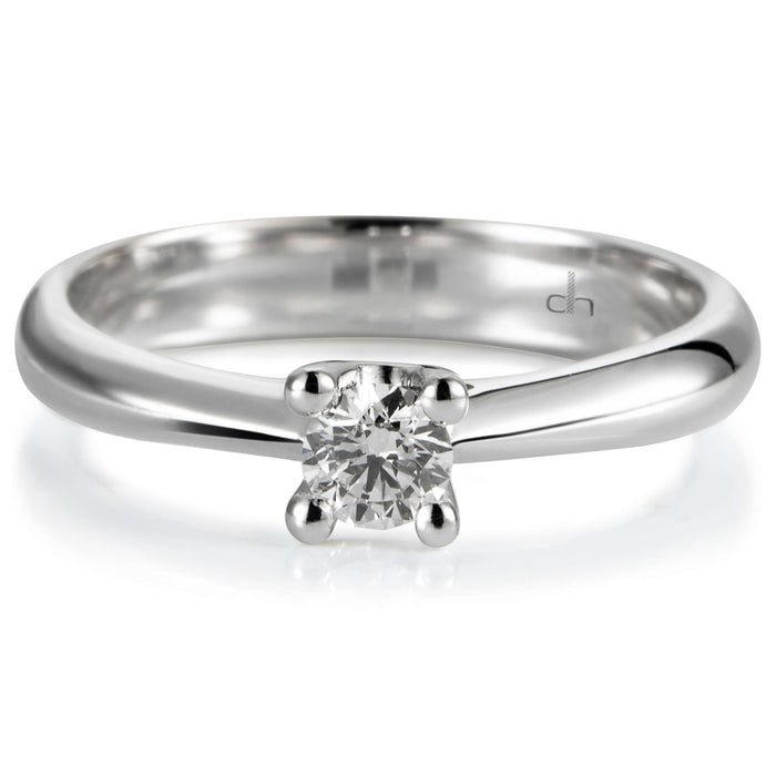 solitario-hannah-oro-blanco-diamante-talla-brillante - Ref j5383sb Chocrón Joyeros