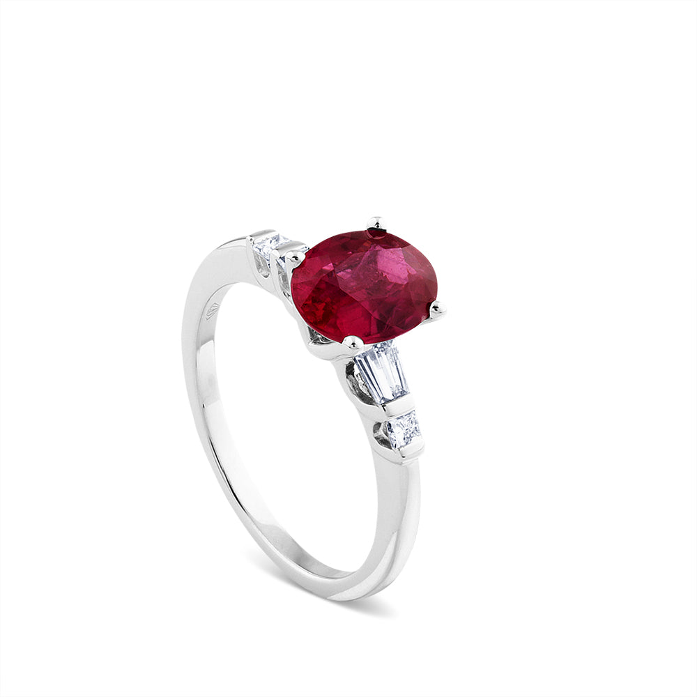 Sortija-oro-blanco-aguamarina-diamantes - Ref J4355SB