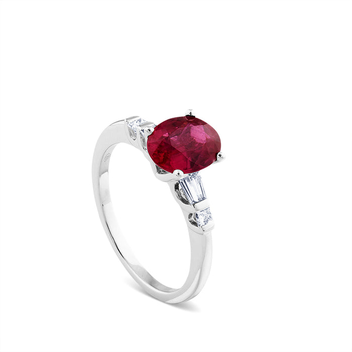 Sortija-oro-blanco-aguamarina-diamantes - Ref J4355SB