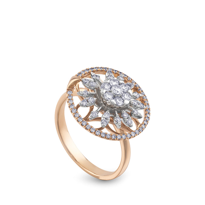 Sortija-helice-oro-blanco-rosa-diamantes - Ref J4620SB