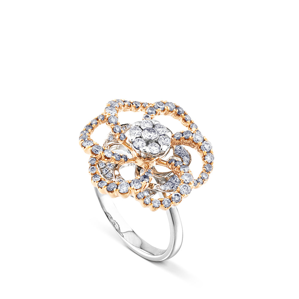 Sortija-oro-blanco-rosa-hypnose-diamantes - Ref J4607SB