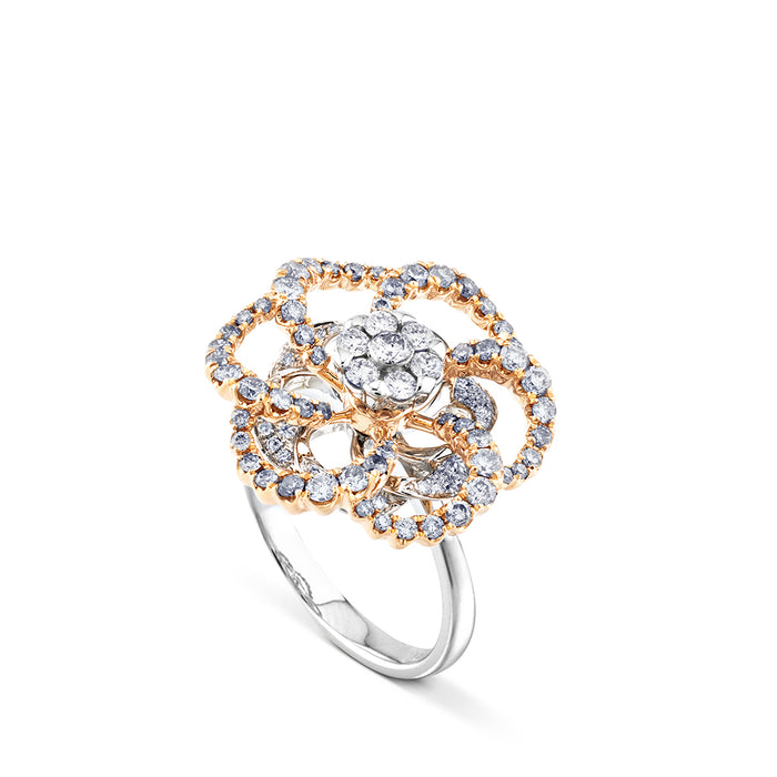Sortija-oro-blanco-rosa-hypnose-diamantes - Ref J4607SB