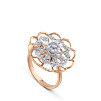 Sortija-oro-rosa-blanco-diamantes - Ref J4610SB
