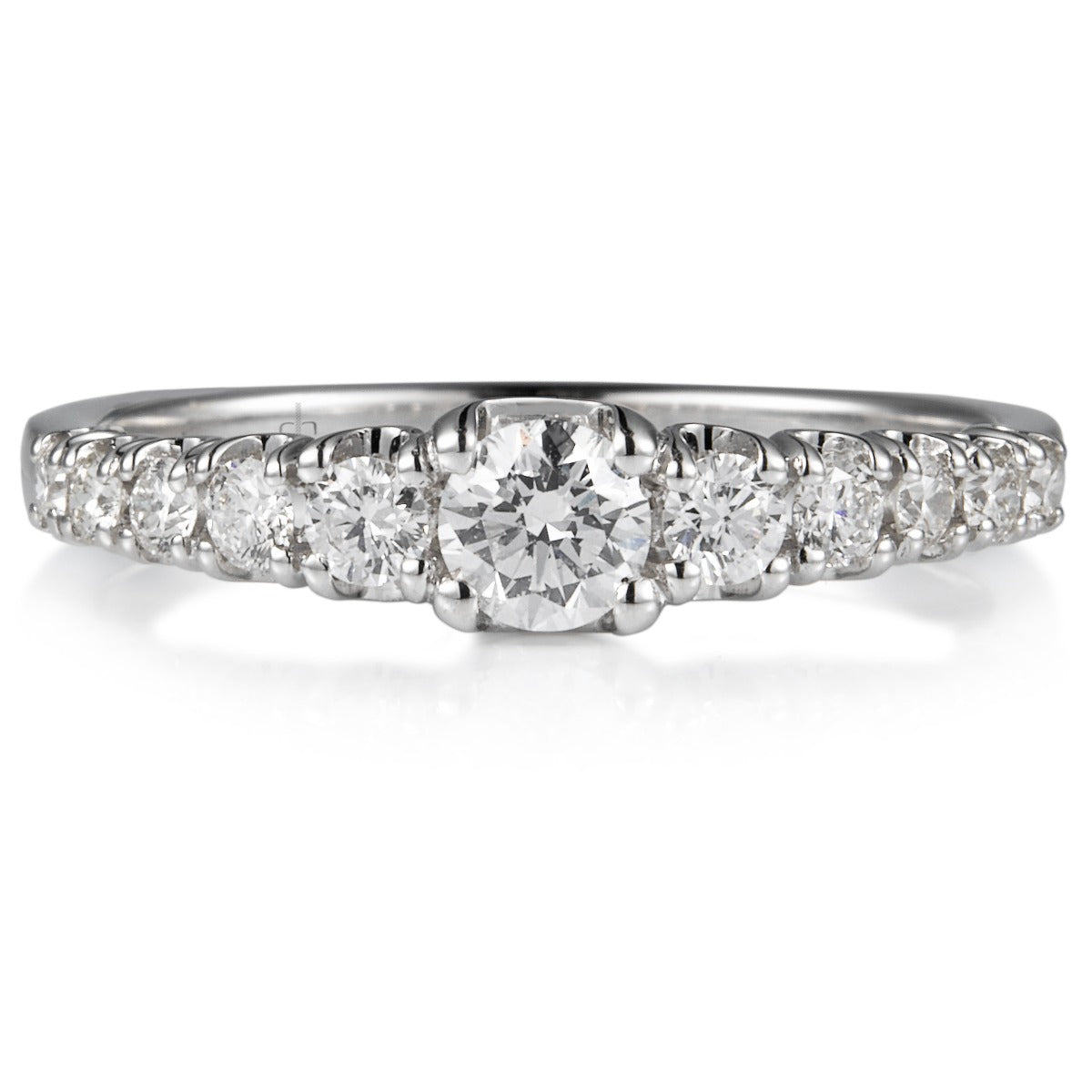 solitario-atenea-oro-blanco-diamantes - Ref J5619SB_Chocrón Joyeros