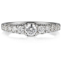 solitario-atenea-oro-blanco-diamantes - Ref J5619SB_Chocrón Joyeros
