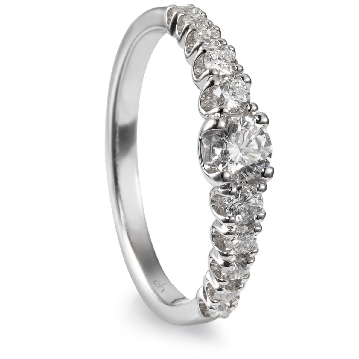 solitario-atenea-oro-blanco-diamantes - Ref J5619SB_Chocrón Joyeros