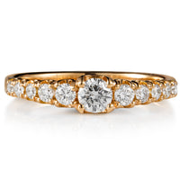 solitario-atenea-oro-rosa-diamantes - Ref J5716SB_Chocrón Joyeros