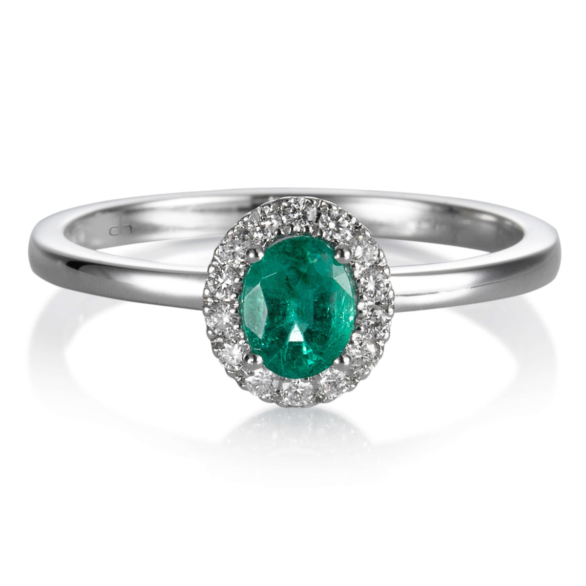 Sortija-caramelo-oro-blanco-esmeralda-orla-diamantes - Ref J5745SB