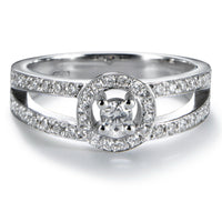 Sortija-Martina-oro-blanco-diamante-talla-brillante - Ref J5214SB_Chocrón Joyeros