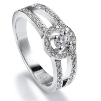 Sortija-Martina-oro-blanco-diamante-talla-brillante - Ref J5214SB_Chocrón Joyeros