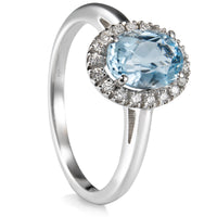 sortija-oro-blanco-aguamarina-orla-diamantes - Ref J5713SB_Chocrón Joyeros