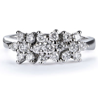 Sortija_oro_blanco_rosetas_diamantes_garra_ Ref J5200SB_Chocrón Joyeros