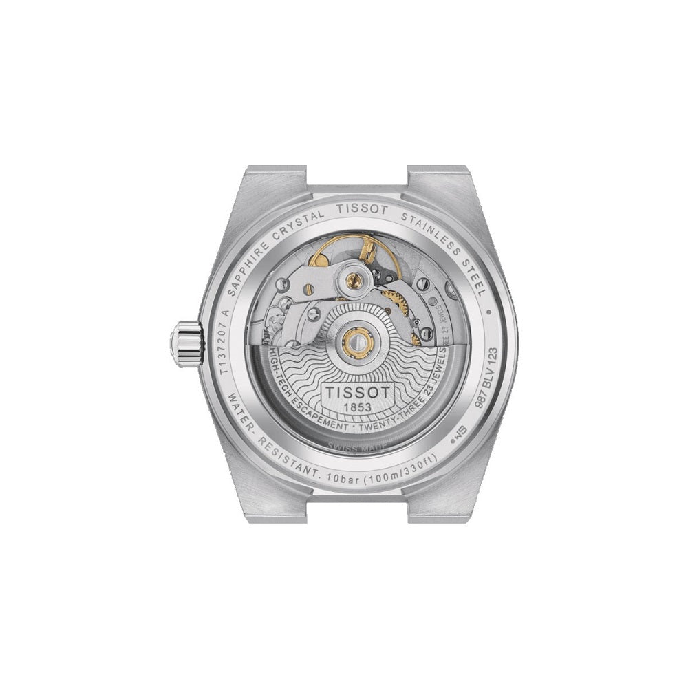 Tissot-PRX-Powermatic-80-esfera-verde-claro-35mm-vista-trasera-T1372071109101