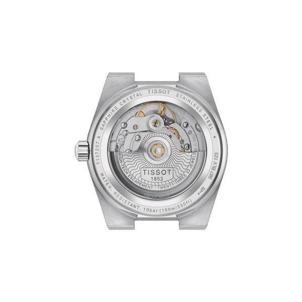 Tissot-PRX-Powermatic-80-esfera-verde-claro-35mm-vista-trasera-T1372071109101